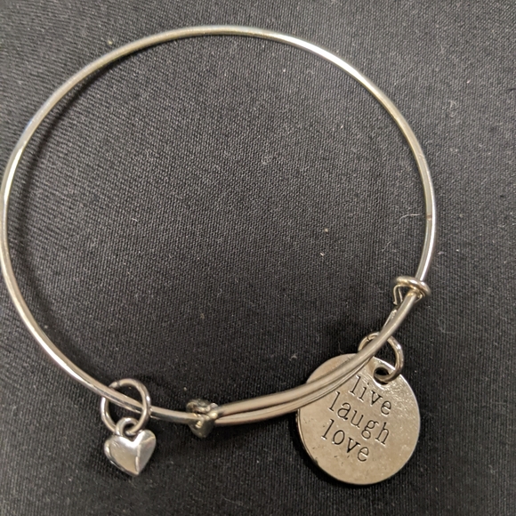 Expandable bracelet with live love laugh message - Picture 1 of 1